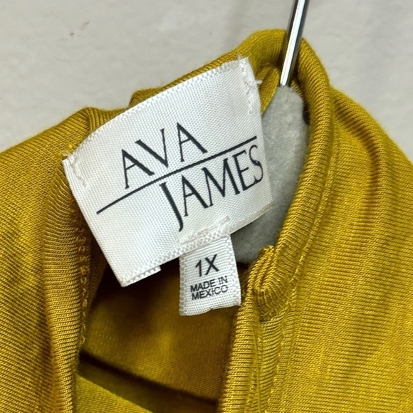 Mustard Yellow Cowl Neck Sweater - Picture 6 of 7